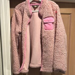 Cozy Pink Sherpa Jacket
